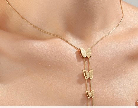 Collier papillon